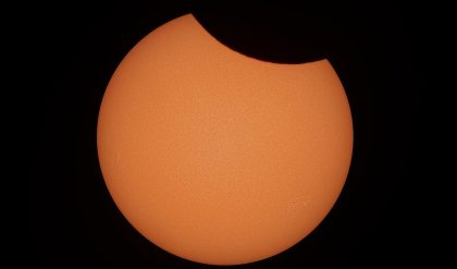 Passenger on easyjet had seats at the ringside for the total solar eclipse